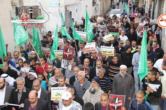 اللجنة الشبابية في الحركة الاسلامية تنظم مسيرة احتجاجية ضد ( برافر ) في يافا ....